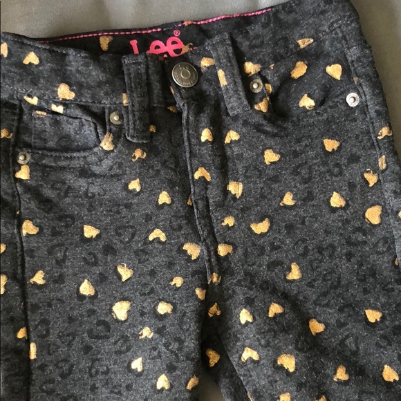 Lee Grey Gold Heart Pants - Picture 3 of 6